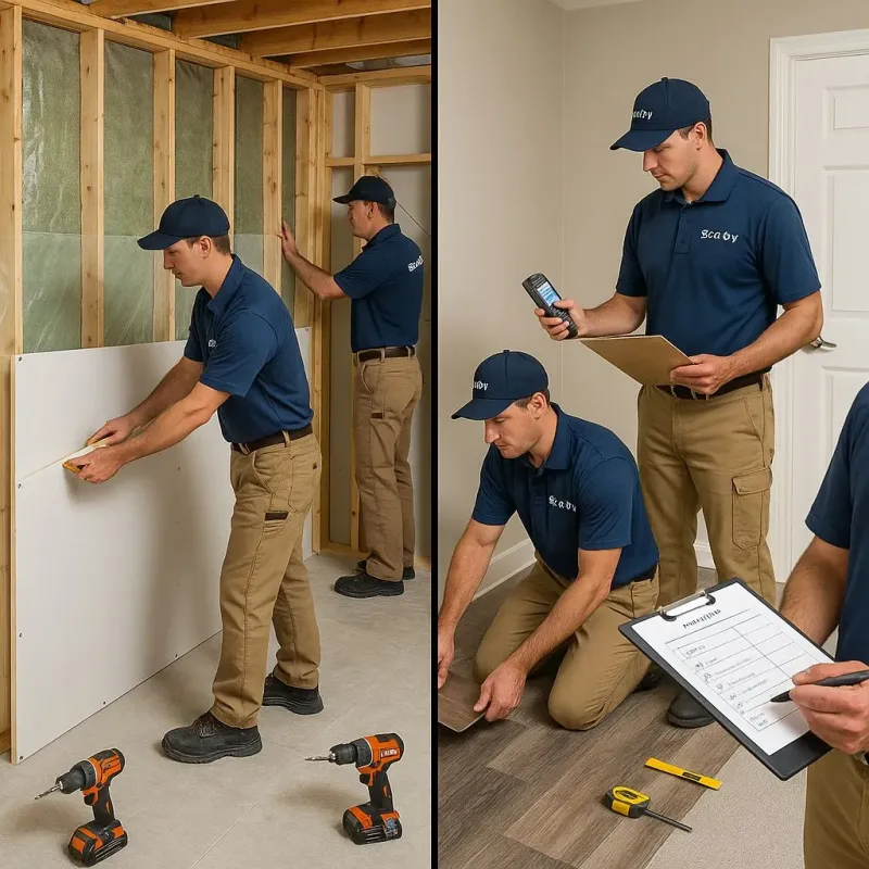 Repairs and Reconstruction process in North Yelm, WA